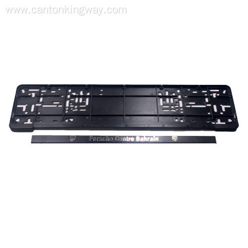 PP PS Plastic number plate frame